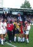 Gerard v d Lem en Louis v Gaal tijdens kampioensschap AJAX