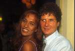 Hans v Hemert met zijn vriendin Patty Brard