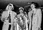 Eindhoven, 26 mei 1988
PSV wordt gehuldigd op het gemeentehuis voor het behalen van de europacup I
De drie denen Soren Lerby, Jan Heintze & Ivan Nielsen