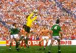 Johnny Bosman tijdens het Eorpees Kampioenschap 1988