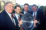 Louis v Gaal en Gerard v d Lem bij het Kampioensschap van AJAX Seizoen 1995 1996
Bobby Haarms Gerard v d Lem Danny Blind
