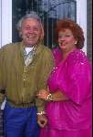 Manke Nelis met zijn vrouw Liz
1991