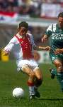 Ruud Heus met Marc Overmars 1996