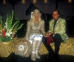 Mary Borsato met haar man
