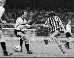 Eindhoven, 19 Augustus 1981
PSV-FC Utrecht,  eindstand 3-1
Michel Valke contra Pleun Strik
