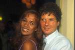 Hans v Hemert met zijn vriendin Patty Brard