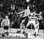 Eindhoven 4 november 1981 PSV-Rapid Wien voor de europacup 1
Eindstand 2-1
Rob Landsbergen