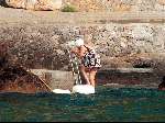 Porte Ercole 27 Juli 1996
Prinses Juliana zwemmend in zee