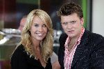 Amsterdam 4 september 2005
Linda de Mol en Beau v Erven Dorens na opnames van hun talk show in panama.