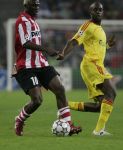 Eindhoven, 12 September 2006 Eerste wedstrijd ChampionsLeague Seizoen 2006/2007 eindstand 0-0
Arouna Kone