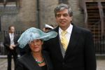 Den Haag 19 september 2006
Prinsjesdag 2006 minister Cees Veerman  met zijn vrouw met hoed.
