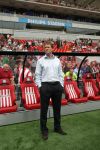 Eindhoven, 17 September 2006
Kompetitiewedstrijd PSV-Feyenoord, eindstand 2-1
Feyenoord trainer Erwin Koeman in zijn vertrouwde PSV-stadion
