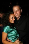 Amsterdam 31 augustus 2006
presentatie cd DJ Chuckie in Onnasis.
Fajah Lourens met vriend