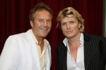 Amsterdam 28 augustus 2006
Modeshow Ronald Kolk in krasnapolsky.
Hans Klok met zijn vriend