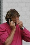 Eindhoven, 4 September 2006
Philips Stadion, bijeenkomst eerste training Nederlands elftal voor de wedstrijd tegen Wit Rusland.
Hans Kraaij Jr. die op dit moment moeilijke tijden door maakt met zijn vriendin.
