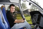 Sneek 14 september 2006
Jan Smit gaat met helicopter heel nederland af om zijn nieuwe cd te promoten.