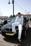 Volendam 19 mei 2004
Jan Smit uitreiking nieuwe cd en nieuw BMW X3.
 Jan Smit en zijn vader met BMW X3