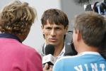Eindhoven, 4 September 2006
Philips Stadion, bijeenkomst eerste training Nederlands elftal voor de wedstrijd tegen Wit Rusland.
Khalid Boulahrouz bij aankomst