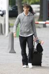 Eindhoven, 4 September 2006
Philips Stadion, bijeenkomst eerste training Nederlands elftal voor de wedstrijd tegen Wit Rusland.
Khalid Boulahrouz bij aankomst