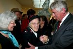 Amstelveen 28 mei 2002
Opening expositie Rita Kok.
Wim Kok en Majoor Bosshardt