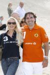 Noordwijk 26 augustus 2006
Polo op het strand van Noordijk.
Nick Kouwenhoven met Mandy Huydts.