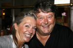 Amsterdam 6 september 2006
Suprisefeestje voor de 65 e verjaardag van Willibrord Frequin.
Oger Lusink met vriendin