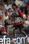 Eindhoven, 12 September 2006 PSV-FC Liverpool. 1e wedstrijd in de Champions League Seizoen 2006/2007 eindstand 0-0
Patrick Kluivert tijdens zijn eerste officiele warming up bij PSV