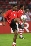 Eindhoven, 12 September 2006 PSV-FC Liverpool. 1e wedstrijd in de Champions League Seizoen 2006/2007 eindstand 0-0
Patrick Kluivert tijdens zijn eerste officiele warming up bij PSV
