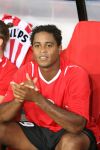 Eindhoven, 12 September 2006 PSV-FC Liverpool. 1e wedstrijd in de Champions League Seizoen 2006/2007 eindstand 0-0
Patrick Kluivert voor de eerste maal op de reservebank