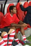 Eindhoven, 12 September 2006 PSV-FC Liverpool. 1e wedstrijd in de Champions League Seizoen 2006/2007 eindstand 0-0
Patrick Kluivert voor de eerste maal op de reservebank