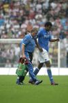 Eindhoven, 17 September 2006
Kompetitiewedstrijd PSV-Feyenoord, eindstand 2-1
Feyenoord-verzorger Gerard Meijer met Pierre v Hooijdonk