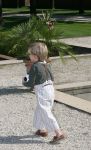 Apeldoorn, 9 September 2006
Fotosessie bij Kasteel 't Loo 
Prins Lucas voetballend met zijn papa