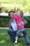 Apeldoorn, 9 September 2006
Fotosessie bij Kasteel 't Loo 
Prinses Anna met haar papa Prins Maurits