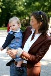 Apeldoorn, 9 September 2006
Fotosessie bij Kasteel 't Loo Prinses Marilene met haar dochter Prinses Felicia.