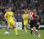 Eindhoven, 12 September 2006 Eerste wedstrijd ChampionsLeague Seizoen 2006/2007 eindstand 0-0
Timmy Simons