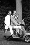 Ulvenhout 12 augustus 2006
Tom Sebastian en Bas trouwen. op vespa scooter