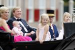 Apeldoorn 1 september 2007
Prins Willem Alexander viert zijn 40e verjaardag op paleis het Loo met Maxima Alexia Ariane en Amalia.