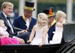 Apeldoorn 1 september 2007
Prins Willem Alexander viert zijn 40e verjaardag op paleis het Loo met Maxima Alexia Ariane en Amalia.