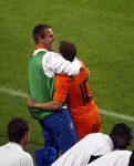 Amsterdam 8 september 2007
kwalificatieduel voor EK tussen Nederland en Bulgarije in de amsterdam arena. Nederland wint met 2-0. Wesley Sneijder scoort de 1-0. met Andre Ooijer
