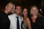 Noordwijk, 1 September 2007 Jacky Fair met o.a. modeshow van Danie Bles.
Op de foto v.l.n.r.: Anouk Smulders, Tom Sebastian, Renee Vervoorn en Irma v Hove ( Vriendin van Anouk )