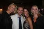 Noordwijk, 1 September 2007 Jacky Fair met o.a. modeshow van Danie Bles.
Op de foto v.l.n.r.: Anouk Smulders, Tom Sebastian, Renee Vervoorn en Irma v Hove ( Vriendin van Anouk )