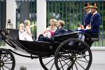 Apeldoorn 1 september 2007
Prins Willem Alexander viert zijn 40e verjaardag op paleis het Loo met Maxima Alexia Ariane en Amalia.