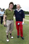 Zandvoort 18 augustus 2007
Pieter v Vollenhoven speelt mee met een charity wedstrijd van de klm open golf een week nadat bij hemin het ziekenhuis stuk huid verwijderd is. Pieter met Beau v Erven Dorens
