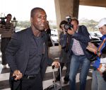 Noordwijk 20 augustus 2007
De spelers van het nederlands elftal verzamelen in hotel huis ter duin voor de oefenwedstrijd tegen zwitserland. Clarence Seedorf