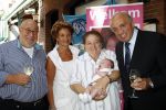 Rotterdam 25 augustus 2007
Babyshower voor Indy de dochter van Leontien v Moorsel en Michael Zijlaard. Joop Zijlaard met vrouw enb de ouders van Leontien
