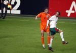 Amsterdam 8 september 2007
kwalificatieduel voor EK tussen Nederland en Bulgarije in de amsterdam arena. Nederland wint met 2-0. Joris Mathijsse