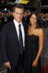 Amsterdam 23 augustus 2007
Premiere  film Matt Damon in Tuschinski. Matt damon met zijn vrouw