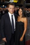 Amsterdam 23 augustus 2007
Premiere  film Matt Damon in Tuschinski. Matt damon met zijn vrouw