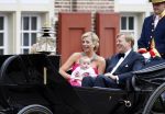 Apeldoorn 1 september 2007
Prins Willem Alexander viert zijn 40e verjaardag op paleis het Loo met Maxima Alexia Ariane en Amalia.