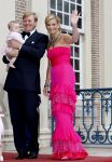 Apeldoorn 1 september 2007
Prins Willem Alexander viert zijn 40e verjaardag op paleis het Loo met Maxima Alexia Ariane en Amalia.
